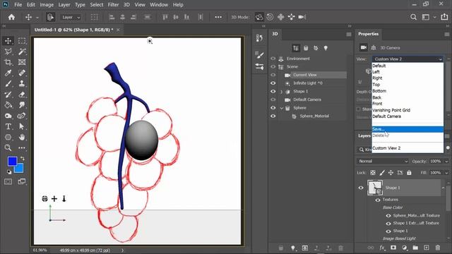 Photoshop 3d modeling tutorial | 3d in Photoshop 2022 | Photoshop 3d model смотреть онлайн