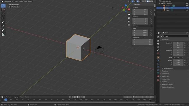 Blender 002 - Tutoriel 1 - 2/11 - Vue 3D, manipulations de base et annotations - V2.83 смотреть онлайн