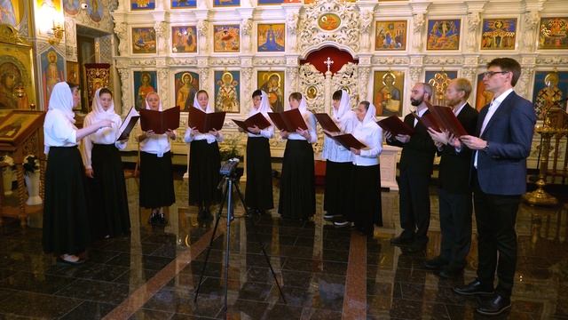 Школа церковного пения "ГЛАС". Старший хор. "Царю Небесный", Знаменный распев. Гарм. М. Фроловой. смотреть онлайн