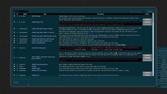 ComfyUI-Manager: Update(V0.25.6) - Multiple selection and Channel смотреть онлайн