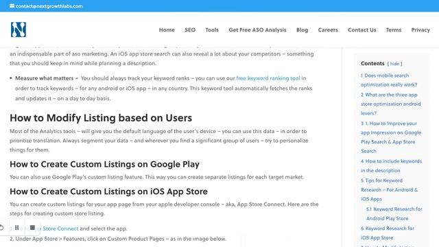 App Store On-Page Optimization for iOS and Android Apps смотреть онлайн