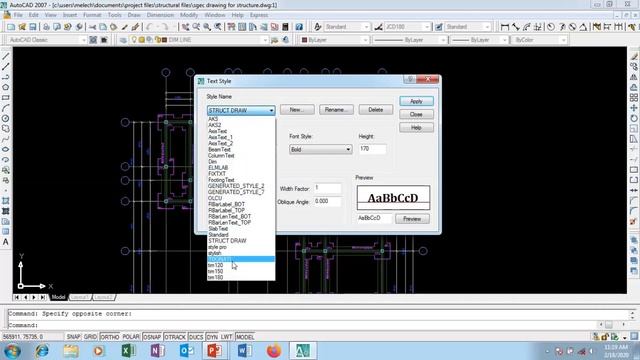 AutoCAD 2007 tutorial: How to create customized text style in drawings смотреть онлайн
