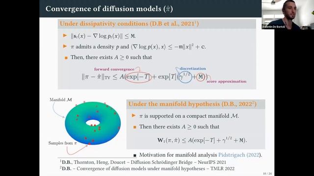 Convergence of denoising diffusion models under the manifold hypothesis смотреть онлайн