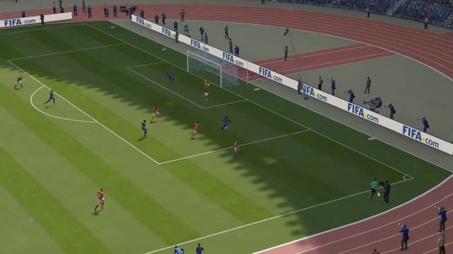FIFA 15 навес рабоной и гол ножницами