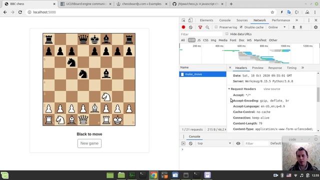 Web based GUI for UCI chess engine: INTRO & DEMO смотреть онлайн