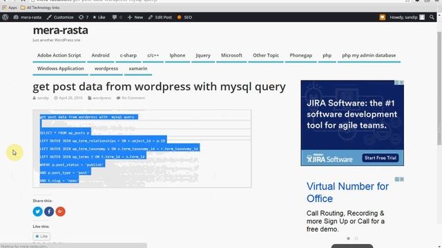 word press Tricks and get data from WordPress pages смотреть онлайн