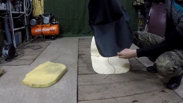 Перетяжка Сиденья на Минитрактор. смотреть онлайн