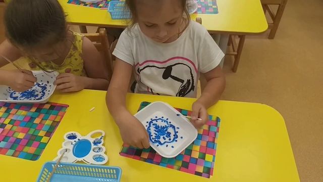 гжель роспись с детьми смотреть онлайн