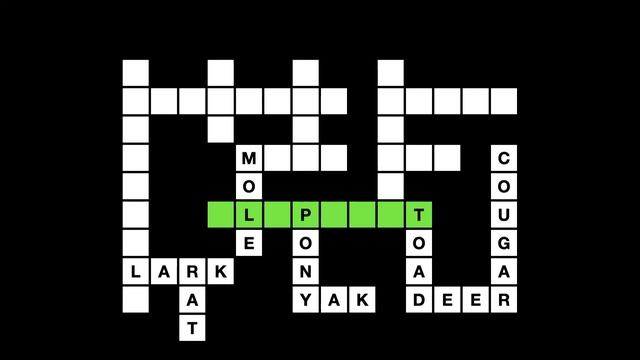 GUESS THE ANIMAL QUIZ #3 (17 Animals Trivia Questions) || Crossword Puzzles Game смотреть онлайн