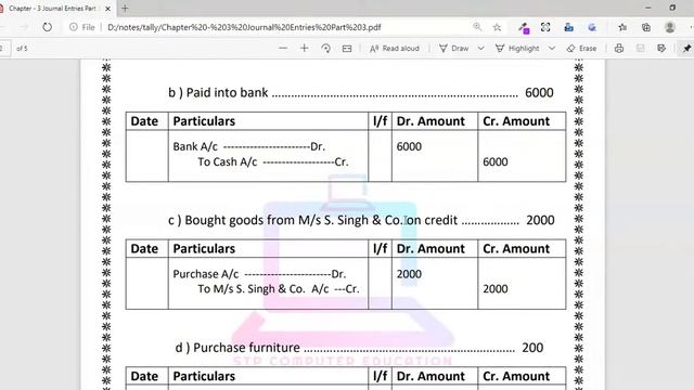 Tally ERP 9 Course | Chapter - 3 Journal Entries part 3 смотреть онлайн