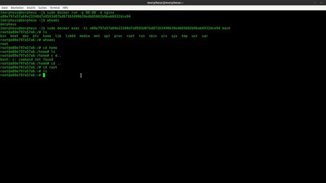 Docker Tutorial #12 - Eine Shell im Detached Mode erlangen смотреть онлайн