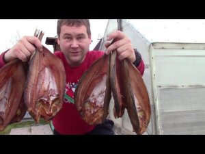 Холодное копчение отборного окуня.