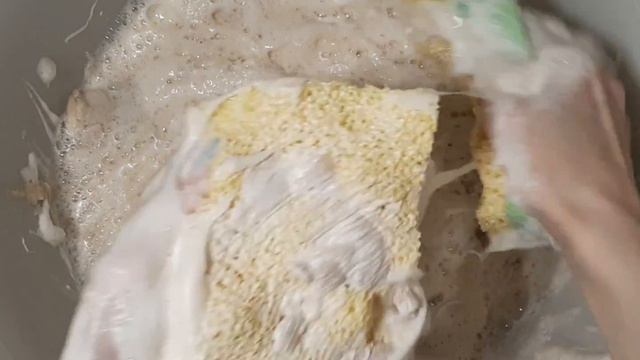 ASMR I Размокшее хозяйственное мыло- глина, губки I LOUNDRY SOAKED SOAPS, SPONGES смотреть онлайн