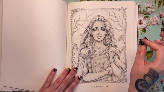 Wildflower Folk By Christine Karon | Colouring Book Review