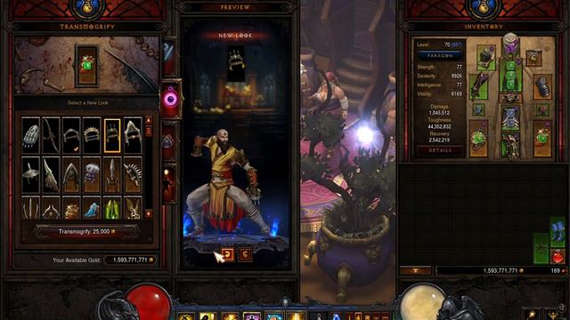 Diablo III Monk - Panther's Claw (Dual) + Glass Star Complete Armor Set смотреть онлайн