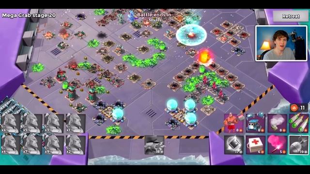 NEW Mega Crab SNEAK PEEK! Boom Beach Tribal Crab Gameplay! смотреть онлайн