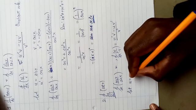 Introductory to Mathematics - finding the differential of tan(x) and cot(x) смотреть онлайн
