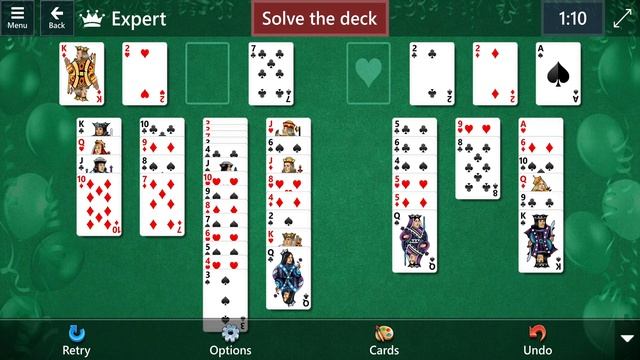 Star Club\Solitaire Celebrates 31 Years\FreeCell: Expert - Solve The Deck - I