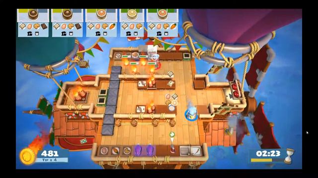 Overcooked 2 - Stage 6-1 (Walkthrough) смотреть онлайн