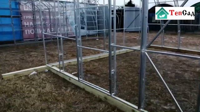 Павильон для бассейна с боковым входом. 5 на 4 метра.