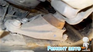 Замена передней гидроопоры двигателя на Audi A4