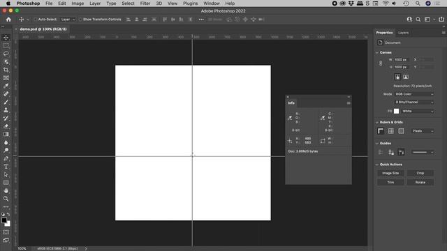 How to Adjust Ruler Origin in Photoshop (Adjust X & Y Zero Points) смотреть онлайн