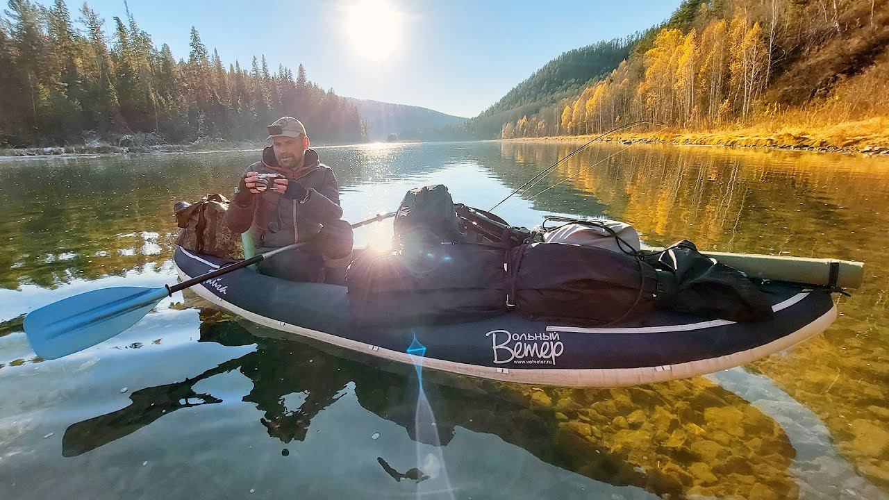 Река МАНА. Сплав поздней осенью смотреть онлайн