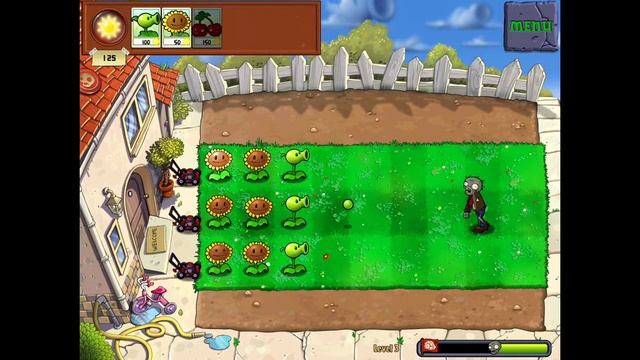Plants vs. Zombies - 1-3 (Ipad) смотреть онлайн