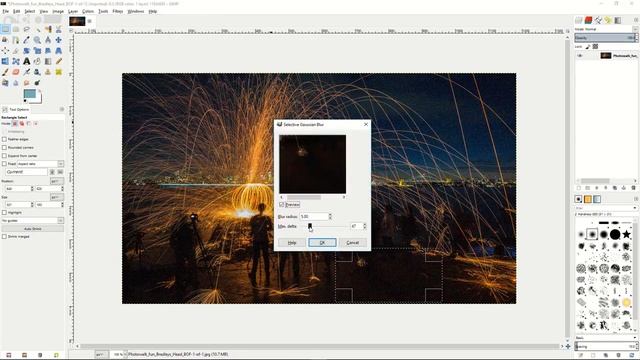 #26 GIMP Tutorial | Noise Removal With Selective Gaussian Blur смотреть онлайн
