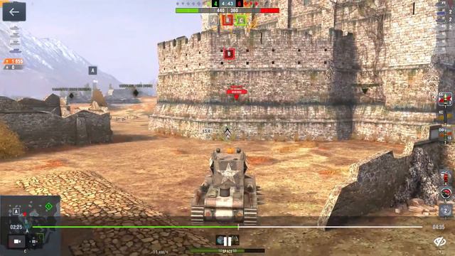 WoT Blitz Крушитель вытянул катку! смотреть онлайн