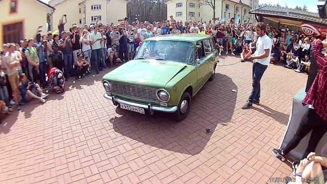 Лоурайдер копейка.Гидравлическая подвеска. фестиваль 