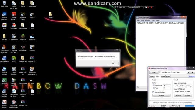 NEED HELP minecraft java runtime error windows 7 смотреть онлайн