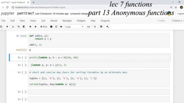 Python Anonymous Function | Lambda Functions - Python
