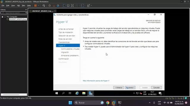 3.1 Instalación de Hyper-V en modo de instalación completa смотреть онлайн