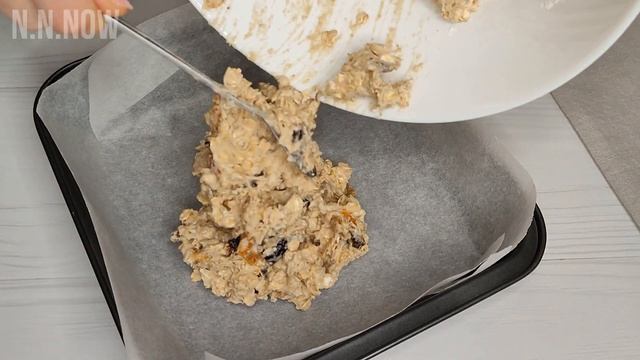 Овсяные БАТОНЧИКИ с сухофруктами и бананом! Батончики мюсли без сахара!✧ Oatmeal muesli bars withou смотреть онлайн