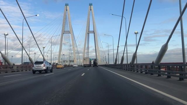 вантовый мост. Санкт-Петербургу 