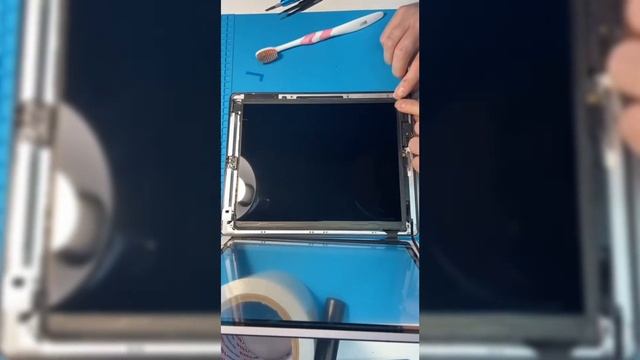 iPad 4 - замена разбитого сенсорного стекла (краткое видео ремонта). смотреть онлайн