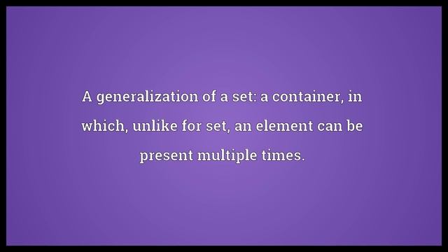 Multiset Meaning смотреть онлайн