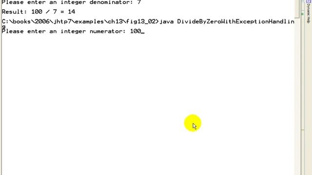 F2L4@3 DivideByZeroWithExceptionHandling java arithmetic and input mismatch exceptions смотреть онлайн
