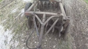 Саморобна дискова борона до т-25