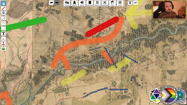 A battle near Elchingen | Open Saturday at the International Kriegsspiel Society [EN/DE] смотреть онлайн