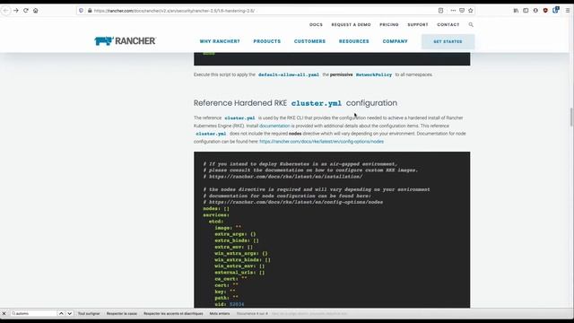 Rancher - Bonnes Pratiques sécurité avec le CIS Benchmark смотреть онлайн