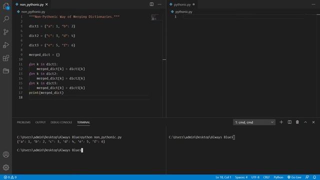 Python: How to Merge Dictionaries in a Pythonic Way смотреть онлайн