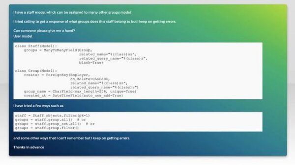 AttributeError: 'ManyToManyDescriptor' object has no attribute 'all' - django