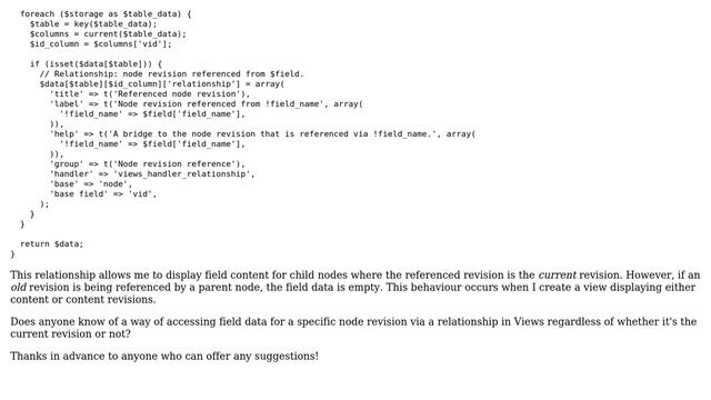 Drupal: Accessing content for a specific node revision via a relationship in Views смотреть онлайн
