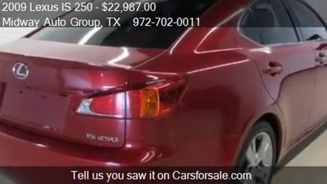 2009 Lexus IS 250 for sale in Addison, TX 75001 at the Midw смотреть онлайн