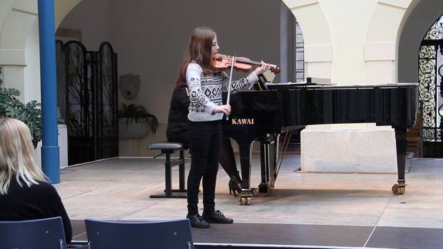 Marlene Hackl - Violine: Friedrich Seitz - Concerto In D-Dur, 1. Satz