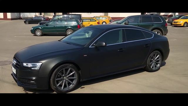 Матовая прозрачная пленка на audi a5. INDIVIDUAL-DESIGN.RU смотреть онлайн