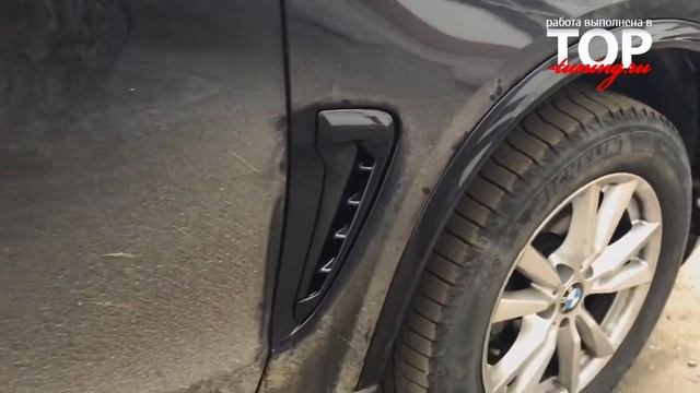 Жабры в передние крылья + расширители арок BMW X5 F15 смотреть онлайн