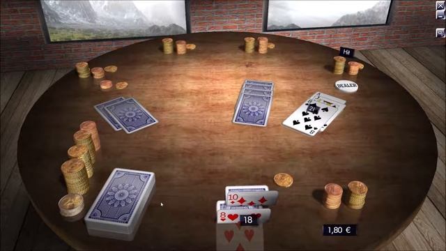 Classic Card Games 3D Gameplay / Twenty-One смотреть онлайн